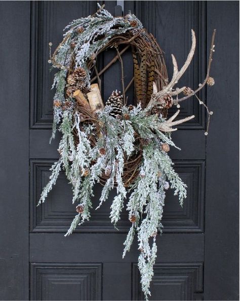 Rustic winter decor