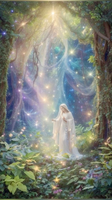 Earth Angel Aesthetic, Angel Altar, Celestial Creatures, Dancing Fairies, Crystals Altar, Angel Artwork, Dreamy Artwork, Angel Aesthetic, Fairies Elves