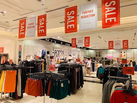 Red Signage, Sale Signage, Sale Signs, Product Stand, Retail Signage, Cebu City, Outfits To Wear, Clothing Retail, Sale Store