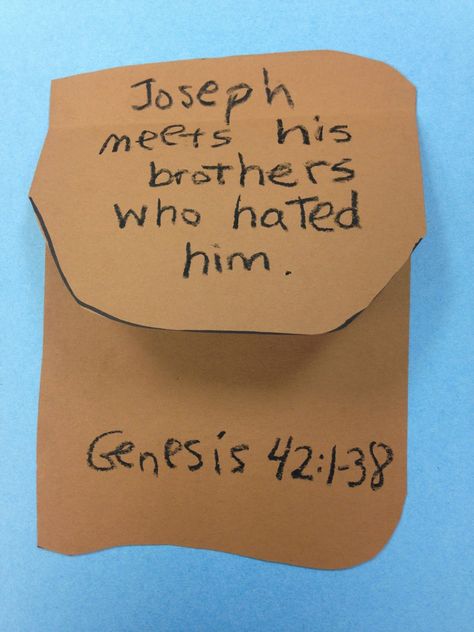 Children's Bible Lessons: Lesson - Joseph Meets His Brothers Who Hated Him (Song) Joseph Saves His Family Bible Craft, Craft For Joseph Forgives His Brothers, Joseph Saves His Family Craft, Story Of Joseph Crafts, Joseph Forgives His Brothers Activity, Joseph Dreams Craft For Kids, Joseph And His Brothers Craft, Joseph Crafts For Kids Sunday School, Joseph Forgives His Brothers Craft