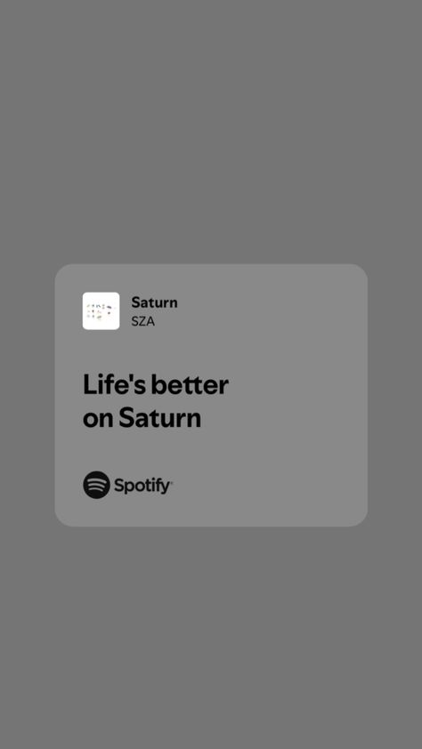 #saturn #sza #spotify #lyrics Sza Spotify Lyrics, Sza Spotify, Sza Singer, Spotify Lyrics, Aesthetic Wallpapers, Songs