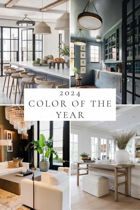 Color of the Year 2024 + Top Home Color Trends – jane at home Trending House Interior Design, Brand New Home Decor Ideas, Spec House Ideas Interior Design, Trending Fireplaces 2024, New Home Trends 2024, Current Home Trends 2023, 2024 Home Building Trends, 2025 Home Decor Trends Interiors, Unique Home Design Ideas