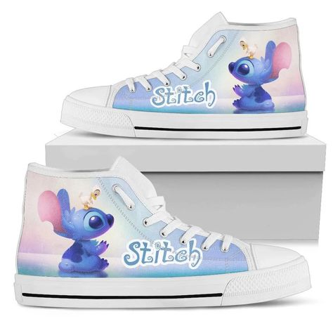 Find Cute Lilo And Stitch Cartoon Printed High Top Shoes. on eBay in the category Clothing, Shoes & Accessories>Women>Women's Shoes>Comfort Shoes. Cute Lilo And Stitch, Stitch Shoes, White High Top Shoes, Stitch Canvas, Lilo And Stitch Merchandise, Stitch Clothes, Kawaii Shoes, White High Tops, Stitch Cartoon