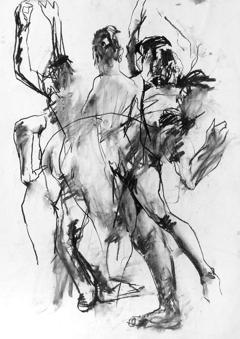 Gestural Figure Drawing, Movement In Drawing, Charcoal Drawings Of People, Experimental Charcoal Drawing, Charcoal Figure Drawing Sketches, Charcoal Drawing Abstract, Draw Movement, Life Drawing Charcoal, Drawing Movement