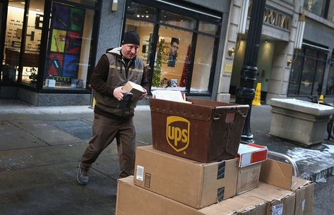 18 Secrets of UPS Drivers | Mental Floss Ups Driver, Delivery Van, Purple People, Ups Delivery, United Parcel Service, Truck Transport, Aircraft Maintenance, Toronto Travel, College Tuition