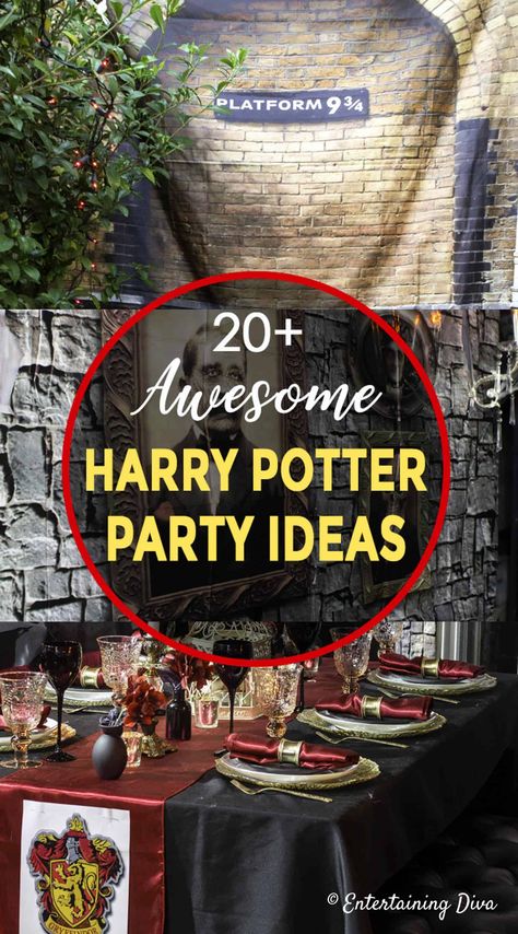 Harry Potter Table, Harry Potter Decorations, Harry Potter Party Ideas, Harry Potter Party Decorations, Hogwarts Great Hall, Harry Potter Halloween Party, Cumpleaños Harry Potter, Stile Harry Potter, Halloween Haunted House Decorations