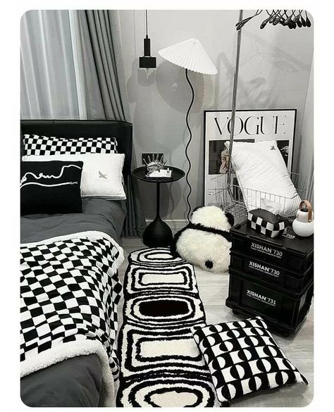 🏃‍♂️Elevate your home decor with our stylish #BlackandWhiteRunnerRugs for only $31.90! ⚪️⚫️Perfect for adding a touch of elegance to any space. #HomeDecor #Flooring #InteriorDesign #ModernRugs #Affordable #Sale #LimitedStock #ShopNow #UpgradeYourSpace 🛍️ Shop Now https://gravitydropz.com/products/black-white-runner-rugs Checkered Room Aesthetic, Monochrome House, Black And White Bedroom, Monochrome Bedroom, Garden Home Office, White Runners, Spring Rugs, Dekorasi Kamar Tidur, Monochrome Color