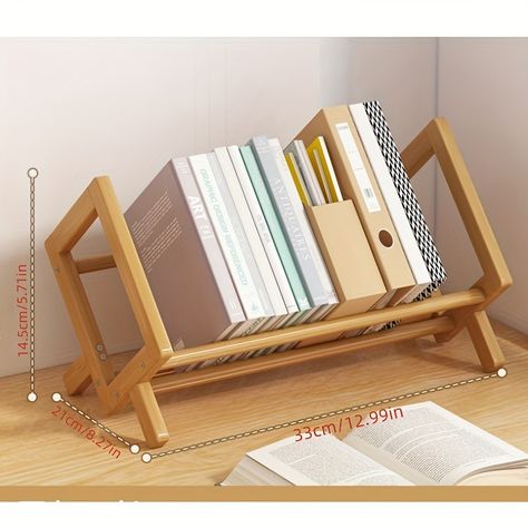 Faster shipping. Better service Book Rack Design, Simple Office Desk, Pet Bed Furniture, Cd Shelves, Essential Office Supplies, Desktop Bookshelf, Cd Storage, Bookcase Organization, Bookshelf Organization