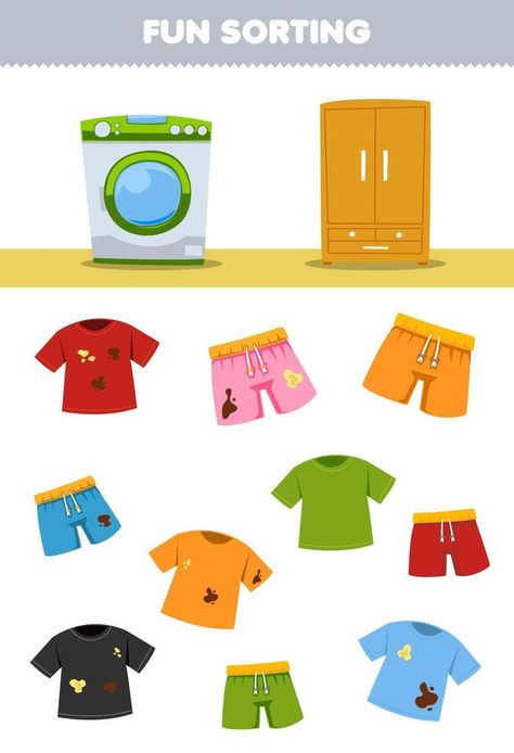 Clothes Worksheet, Montessori Toddler Activities, Preschool Activities Toddler, Teaching Special Education, Aktivitas Montessori, Indoor Activities For Kids, Teaching Activities, Preschool Learning Activities