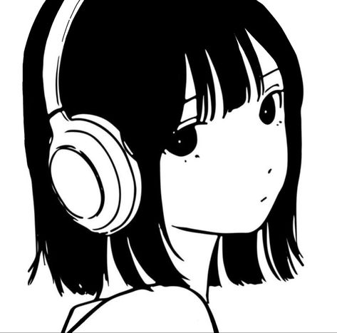 Like Icon, Aesthetic Words, Music Icon, Art Styles, Cartoon Art Styles, Cartoon Art, A Girl, Headphones, Music