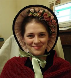 Bonnet decoration idea 1850s Bonnet, Caroling Outfit, Dickens Dress, 1800 Fashion, Victorian Sewing, Historical Hats, Cheap Hats, Historical Dress, Bonnet Pattern