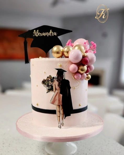 College Graduation Cakes For Girls Ideas, Graduation Cake Decorating Ideas, Graduation Cakes For Girls High School, Grad Cakes For Girls High Schools, Graduation Cakes Design, Senior Party Decorations, Prom Cakes Ideas, Graduation Cake Designs High Schools, Girl Graduation Cake