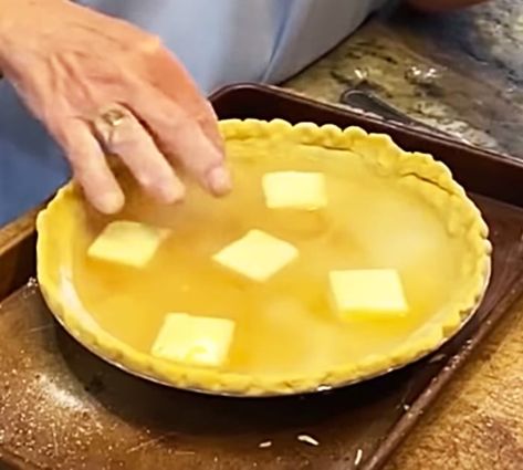 Saw Dust Pie Recipe, Water Pie Recipe Video, Water Pie Recipe Paula Dean, Jeff Davis Pie Recipe, Chinese Pie Recipe, Hot Water Pie Crust Recipe, Hot Water Pie, Paula Deen Tomato Pie, Water Pie Recipe