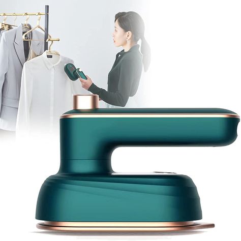 PRICES MAY VARY. Easy to use: After turning on the machine, turn on the spray to humidify the clothes. After the clothes are wet,turn off the spray button to start ironing. The operation is simple and safe to use. Triangular Tip Front: The front of the heating plate is designed in a triangular tip shape,which allows flexible ironing of narrow areas such as buttons, plackets, and collars, allowing the details to be displayed elegantly. Transparent large-capacity water tank: Portable clothes iron, Steam Iron Clothes, Portable Steam Iron, Handheld Steam Iron, Steam Clothes, Portable Iron, Handheld Garment Steamer, Portable Steamer, Handheld Steamer, Iron Steamer