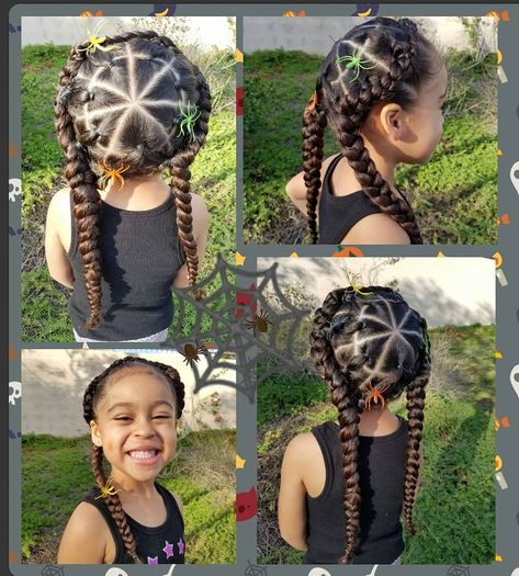 Spiderweb Hair, Curly Kids, Hair Projects, Mixed Babies, Halloween Hair, Toddler Fashion, Spider Web, Holidays Halloween, Halloween Wreath