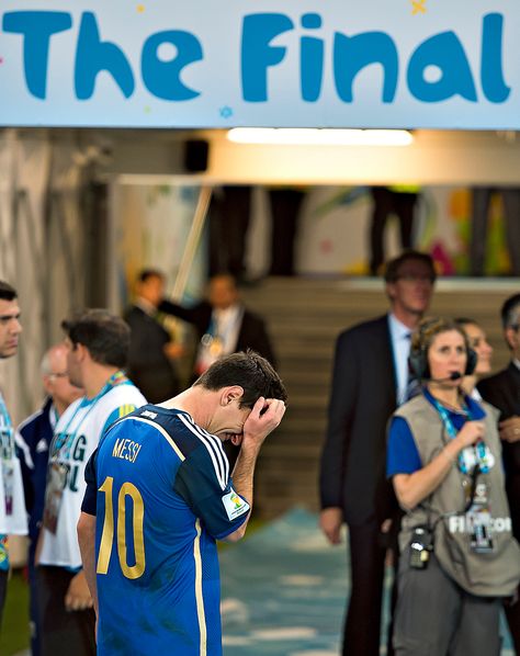 FIFA World Cup 2014, international match, final, Germany vs Argentina. Image shows the disappointment of Lionel Messi (ARG). Photo: GEPA pictures 2014 World Cup Final Messi, Messi World Cup 2014 Final Wallpaper, Lionel Messi 2014 World Cup, 2014 Messi World Cup, Messi World Cup 2014 Final, Germany Vs Argentina 2014, Germany 2014 World Cup, Messi 2014, Germany Vs Argentina