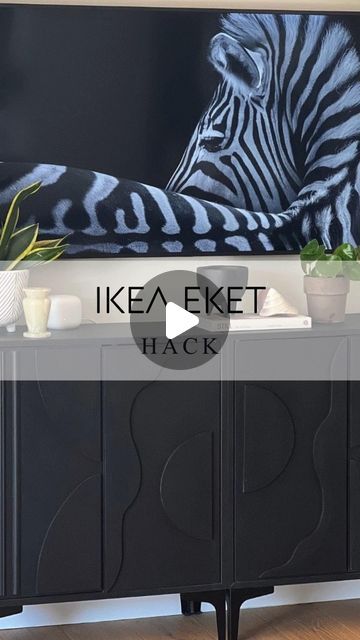 Eket Cabinet, Ikea Eket Painted, Ikea Eket Hack, Ikea Hack Bathroom, Ikea Eket, Diy Hacks, Pretty Good, Ikea Hack, Pattern