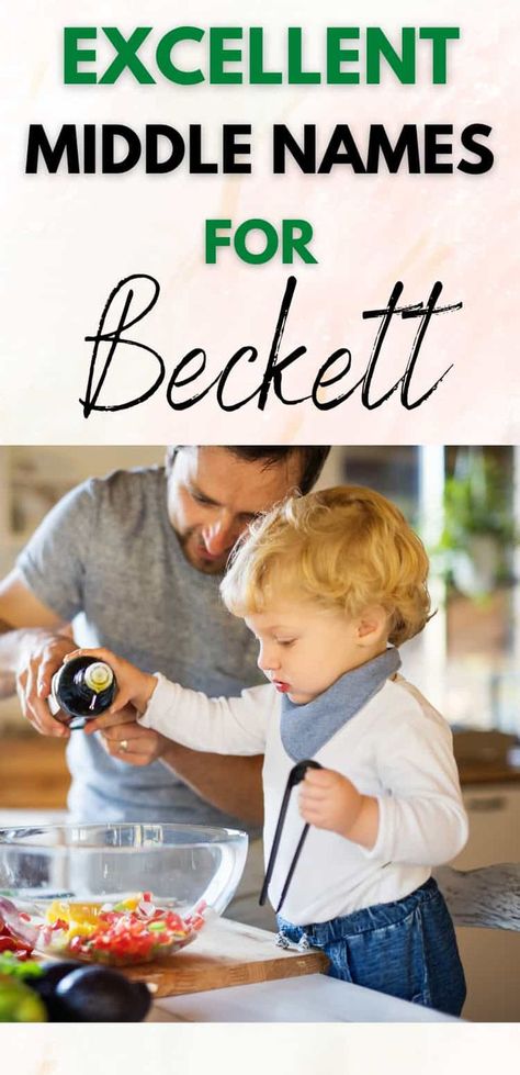 The ultimate list of middle names for first name Beckett, middle name ideas, traditional middle names, unique middle names, old fashioned middle names, modern middle names, baby boy names, male names Middle Name Ideas, Baby Boy Middle Names, Baby Middle Names, Unique Middle Names, Cool Middle Names, Names Male, Boy Middle Names, Male Names, Baby Name Meaning