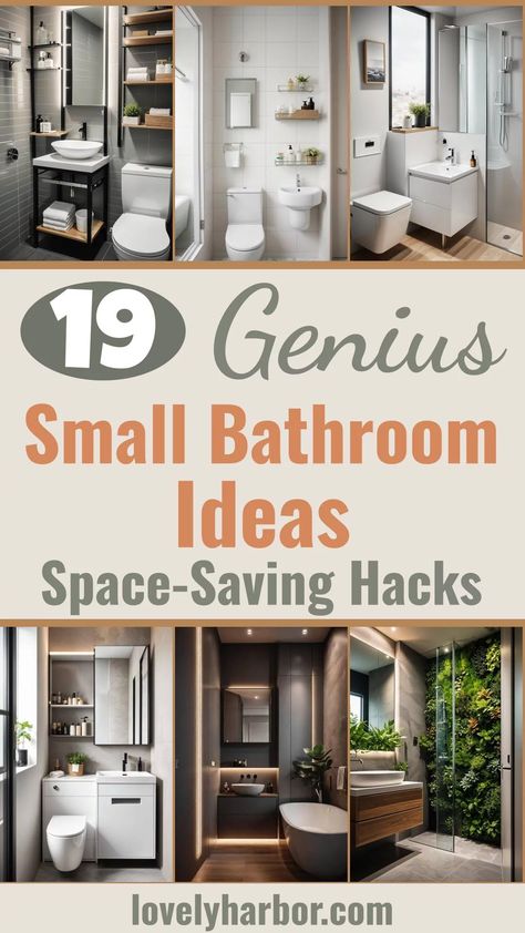 19 Genius Small Bathroom Ideas: Space-Saving Hacks 2 Ragrund Ikea, Tiny Bathroom Storage, Small Space Bathroom Design, Jungle Bedroom, Bathroom Storage Hacks, Space Saving Hacks, Space Saving Bathroom, Small Space Bathroom, Small Bathroom Organization