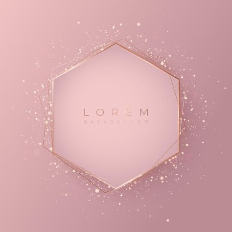 Forma de fondo 3d hexagonal rosa pálido ... | Premium Vector #Freepik #vector #rosado-dorado #marco-moderno #rosa-dorado #formas-doradas Gold Website, Bronze Palette, Pink Luxury, Custom Business Signs, Frame Pink, Rose Gold Logo, Background Frame, Nail Logo, Lashes Logo