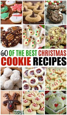 Christmas Desert Recipes, Best Christmas Cookie Recipes, Christmas Cookie Recipes Holiday, Resepi Biskut, Best Christmas Cookie Recipe, Christmas Baking Recipes, Easy Christmas Cookie Recipes, Christmas Cookie Recipes, Christmas Cookies Easy