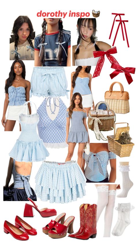 Dorthy Costume, Wizard Of Oz Halloween, Dorothy Halloween Costume, Basic Halloween Costumes, Easy Halloween Costumes For Women, Dorothy Wizard Of Oz, Dorothy Costume, Spooky Halloween Costumes, Cute Group Halloween Costumes