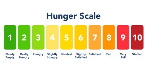 How to Use the Hunger Scale to Overcome Stress Eating - The Secret Ingredient Hunger Scale, Hunger Cues, Stomach Growling, Not Hungry, Rating Scale, Increase Appetite, Balanced Breakfast, Eating Fast, Balanced Meals