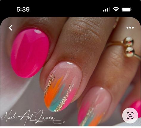 Nail Art Designs 2023, Nails Vacation, Summer Nails Ideas, Summer Gel Nails, Cute Simple Nails, Simple Gel Nails, Summery Nails, Vacation Nails, Cute Gel Nails