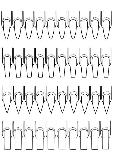 Nail art planning made digitally and easilyIf youre a nail tech and want to build a following online and gain more clientsYou’re gonna have to be good at your craftThe best way to get better is to practice your nail art and plan on paper first before you waste your productsIf you have an iPad or don’tnail templates are a nail tech’s essentialThey can also be printed out but it’s so much more fun on an iPad in my opinionYou'll receive 1PDF including all 5 nail shape templates*COFFIN *SQUARE *STI Nail Shapes Almond, Printable Nail Art Templates, Printable Nail Art Practice Sheet, Nail Templates, Book Nail Art, Printable Nail Art, Popular Nail Shapes, Nail Tech School, Tape Nail Art