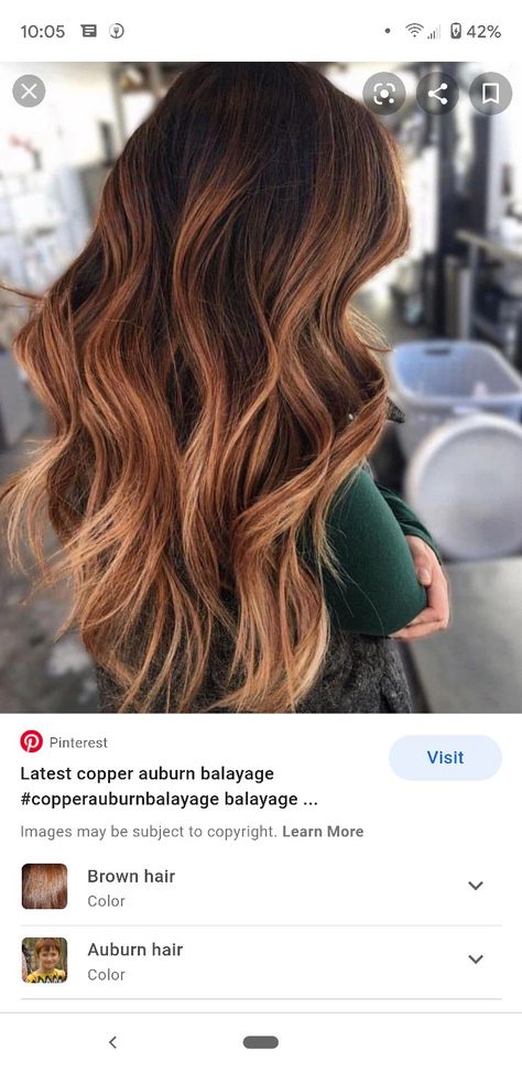 Auburn Ombre Hair, Warm Caramel Balayage, Copper Balayage Brunette, Balage Hair, Auburn Hair Balayage, Balayage Hair Copper, Light Auburn Hair, Honey Highlights, Caramel Ombre