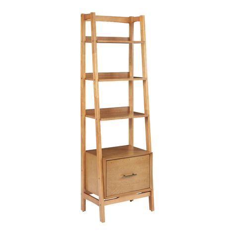 Spacious Office, 4 Shelf Bookcase, Small Bookcase, Bookshelf Styling, Etagere Bookcase, Cabinet Shelving, Ladder Shelf, Wood Bookcase, Cost Plus World Market