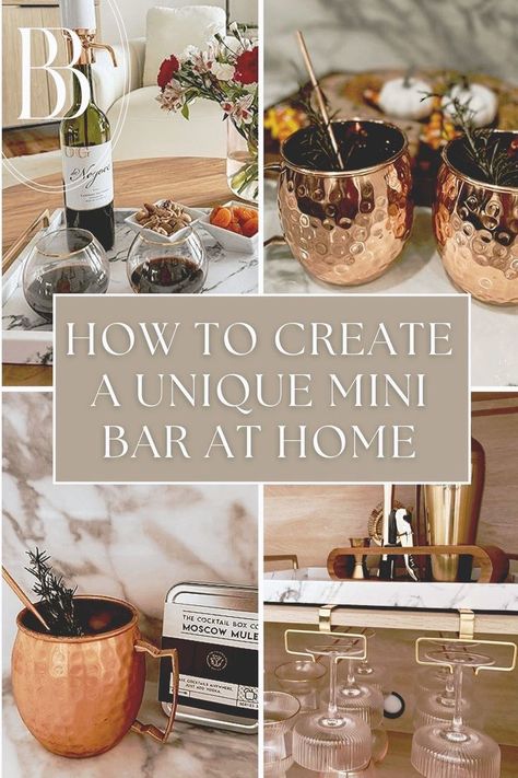 Upgrade your space with a modern home mini bar. Explore innovative ideas and stylish decor. Get tips on essential setup and find unique Amazon finds to enhance your aesthetic. Perfect your home decor with these Amazon favorites. Create your mini bar now! Bar Tray Styling, Home Mini Bar, Mini Bar At Home, Bar For Home, Home Bar Setup, Fun Gadgets, Bar Setup, Stemware Rack, Wine Aerator