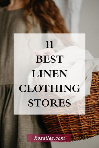 Looking for quality and beautiful linen clothes? It's all in here! Explore our curated list of top linen clothing brands to shop for something that makes you feel relaxed and comfortable! #linenclothingbrands #linenfashionbrand #wheretobuylinendresses linen clothing store linen dresses online shopping where to buy linen clothes Flax Clothing For Women, Affordable Linen Clothing, Italian Linen Clothing, Linen Outfit Ideas For Women, Sewing With Linen Fabric, 100% Cotton Clothes, Boho Linen Outfit, Linen Looks For Women, 100% Linen Clothing