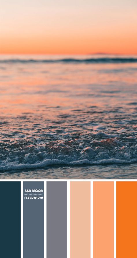 Color Inspiration - Blue and White – Color Palette #39 1 - Fab Mood | Wedding Colours, Wedding Themes, Wedding colour palettes Orange Color Palettes Colour Schemes, Blue Orange Gray Color Palette, Blue Orange Tan Color Palette, Peach And Blue Color Scheme, Colour Palette Blue Orange, Orange Tones Colour Palettes, Navy And Orange Color Palette, Pink Purple Blue Yellow Color Palette, Orange And Grey Color Palette