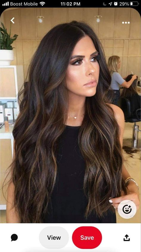 Dark Brunette Balayage Hair, Dark Brunette Balayage, Dark Brown Hair Balayage, Perfect Brunette, Black Hair Balayage, Dark Brunette Hair, Brunette Hair With Highlights, Dark Hair With Highlights, Brunette Balayage Hair