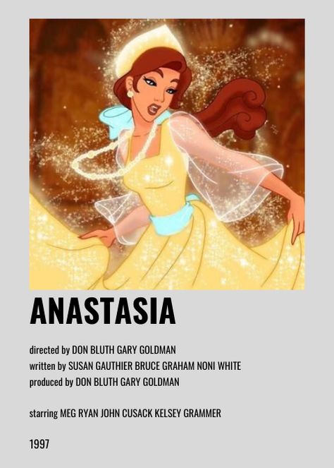 MINIMALIST MOVIE POSTERS Anastasia Minimalist Poster, Anastasia Movie Poster, Movie Prints Disney, Animated Movies Poster, Anastasia Movie Aesthetic, Disney Movies Posters, Disney Movie Poster, Disney Anastasia, Minimalist Movie Posters