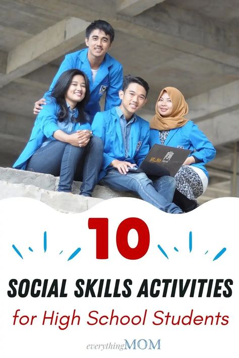 High School Social Skills Group, High School Activity Ideas, Social Skills For High School Students, Sel Activity For High School, Soft Skills Activities High School, Social Skills Games For Teens, Teen Social Skills Activities, Class Activities High School, High School Counseling Activities