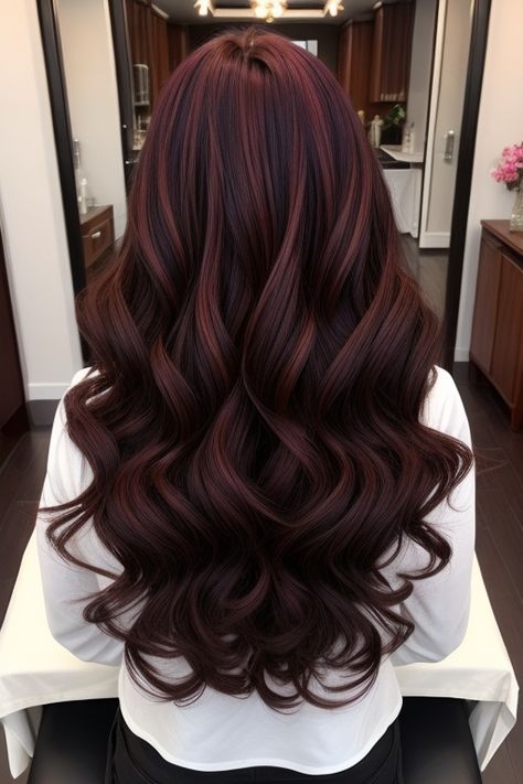 hair color ideas | hairstyles Dark Hair Color Ideas For Brunettes Red, Dark Hair Color For Pale Skin, Pumpkin Spice Highlights Brunette, Red And Brown Hair Ideas, Hair 2024 Trends Women Color, Hair Color Ideas For Dirty Blonde, Server Hairstyles, Hair Color Mahogany, Mahogany Hair