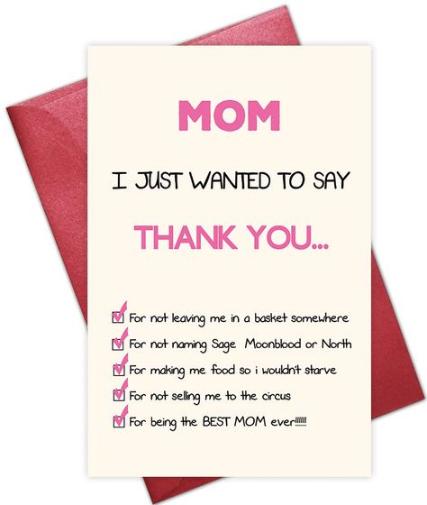 PRICES MAY VARY. Card Size: 5.3’’ x 8’’ / 13.5 cm x 20.5 cm (Folded) High Quality: Digitally printed on premium quality 320gsm paper. Blank Inside: Individually sealed, complete with an red envelope. Funny Mother’s Day Card: Send a funny card to mom, it’s sure to bring a smile to her face. Blank inside for your own personal message. Funny Mother's Day card, Happy Mother's Day Greeting Cards, Mother's Day Gift, Birthday Card for Mom Mom Gift Ideas For Birthday, Birthday Gifts Mother, Mothers Day Craft Gifts, Mom Birthday Card Funny, Sloth Diorama, Paper Gifts For Mom, Birthday Card Ideas For Mom Homemade, Mothers Birthday Ideas, Gifts For Moms Birthday Ideas