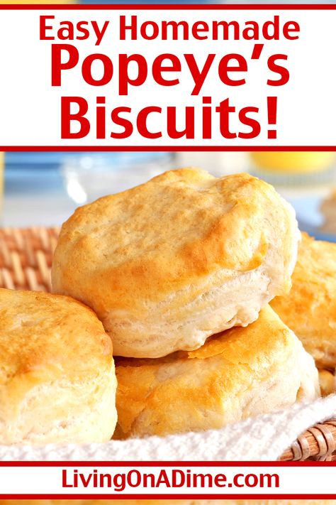 Biscuits Popeyes, Popeyes Biscuit Recipe, Popeyes Biscuits, Honey Baked Chicken Recipes, 3 Ingredient Biscuit Recipe, Beer Biscuits, Best Homemade Biscuits, Honey Baked Chicken, Baking Mix Recipes