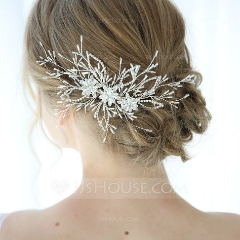 Crystal Bridal Headpiece, Rhinestone Hair Comb, Tiara Hairstyles, Crystal Hair Comb, Crystal Headpiece, Bridal Hairstyle, Bridal Hair Flowers, Bride Hair Accessories, Hair Comb Wedding