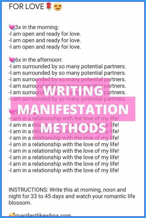 369 Method For Love, 369 Love Manifestation, Powerful Manifestation Methods, Manifestation Methods For Love, Writing Manifestation Methods, 3 6 9 Manifestation Method Example, Love Letter Manifestation Method, Love Letter Method Manifest, How To Write Manifestations