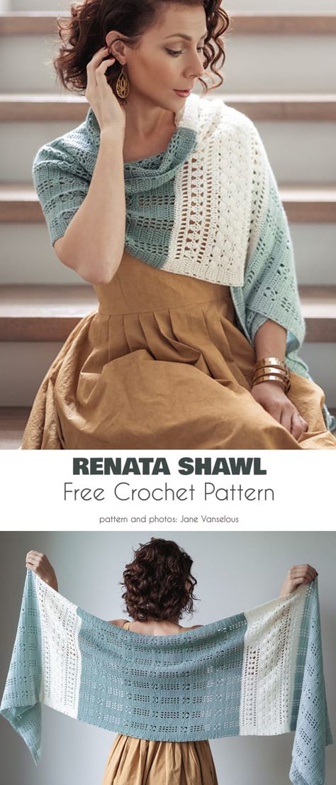 Rectangle Shawl Pattern, Rectangle Shawl, Crochet Triangle Shawl Pattern, Crochet Prayer Shawls, One Skein Crochet, Crochet Shawl Free, Crochet Lace Shawl, Crochet Wrap Pattern, Crochet Shawl Pattern Free