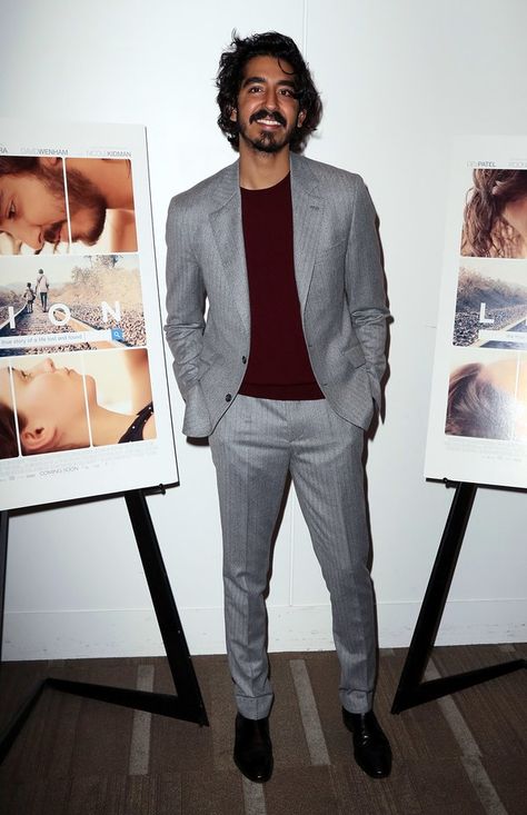 Rev up your go-to tailoring with this luxe staple, preferably in a rich jewel tone like Dev Patel demonstrates here. Cashmere Sweater Outfit, Mens Fashion Suits Formal, Mens Fashion Summer Outfits, Dev Patel, Smart Casual Menswear, Mens Fashion Casual Spring, Mens Fashion Work, Mens Fashion Sweaters, Mens Fashion Business Casual