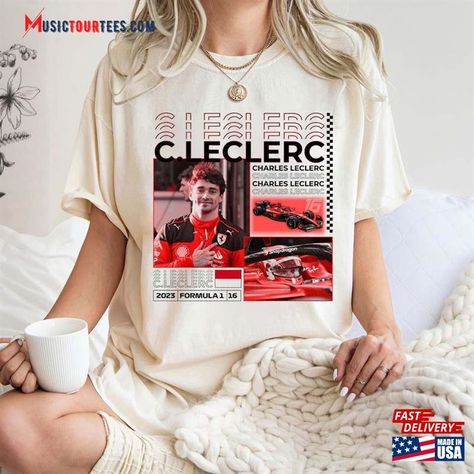 Charles Leclerc Formula One Shirt F1 Driver Tee T-Shirt Classic Check more at https://musictourtees.com/product/charles-leclerc-formula-one-shirt-f1-driver-tee-t-shirt-classic/ F1 Driver, Fashion Shoes Heels, Charles Leclerc, Tee Shirt Designs, F1 Drivers, Tshirt Outfits, Formula One, Halloween Tshirts, Formula 1