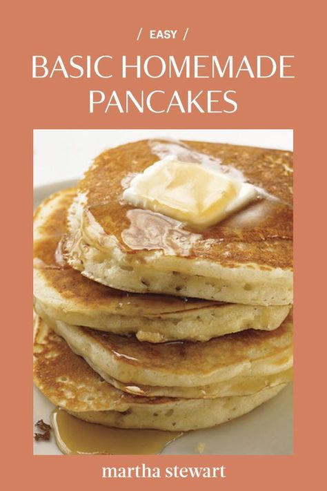 Easy Pancake Batter, Homemade Pancake Batter, Pancake Batter Recipe, Basic Pancake Recipe, Basic Pancakes, Homemade Pancake Recipe, Batter Recipe, Homemade Pancakes, How To Make Pancakes