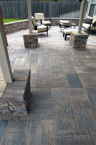 City Patio, Stone Patio Designs, Pavers Design, Design Per Patio, Pavers Backyard, Concrete Patio Designs, Patio Pavers Design, Concrete Patios, Pathway Landscaping