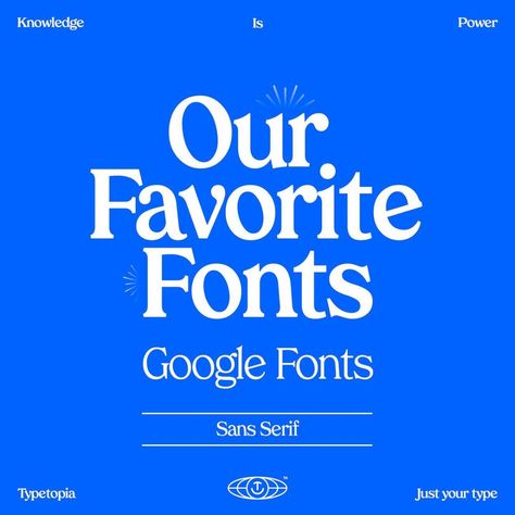 Typetopia on Instagram: “Meet our new collection of favorite Google Fonts. All sans serifs. What is your favorite sans serif font? 🤓” Logos, Best Google Fonts, Best Sans Serif Fonts, Adobe Fonts, Google Fonts, Font Inspiration, Font Setting, Favorite Fonts, Sans Serif Font