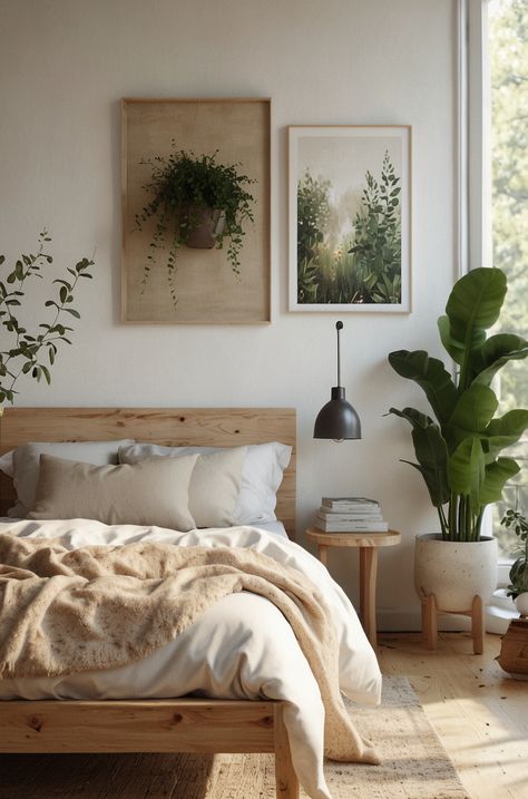 Japan Bedroom Ideas, Scandinavian Bedroom Minimalist, Rambler House, Savannah House, Sydney Apartment, Plant Bedroom, Bedroom Moodboard, Off The Deep End, Bedroom Minimalist