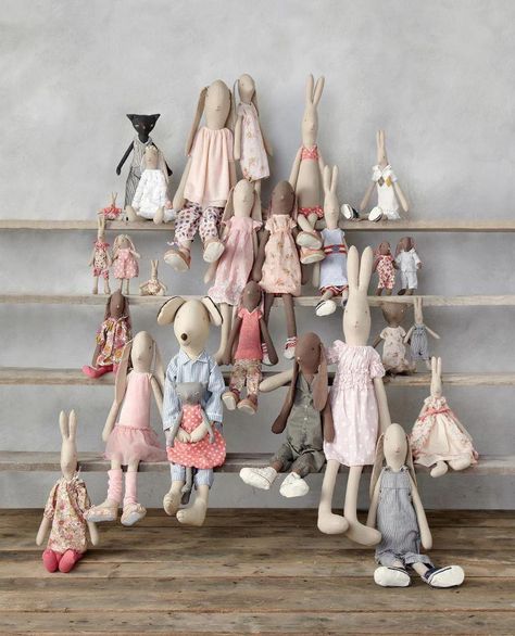 Selected bunnies instore call 0207 4245423 Maileg Bunny, Maileg Dolls, Tilda Doll, Fabric Toys, Toy Brand, Soft Dolls, Animal Dolls, Fabric Dolls, Rag Doll